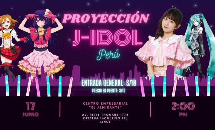 Proyección J-Idol Perú